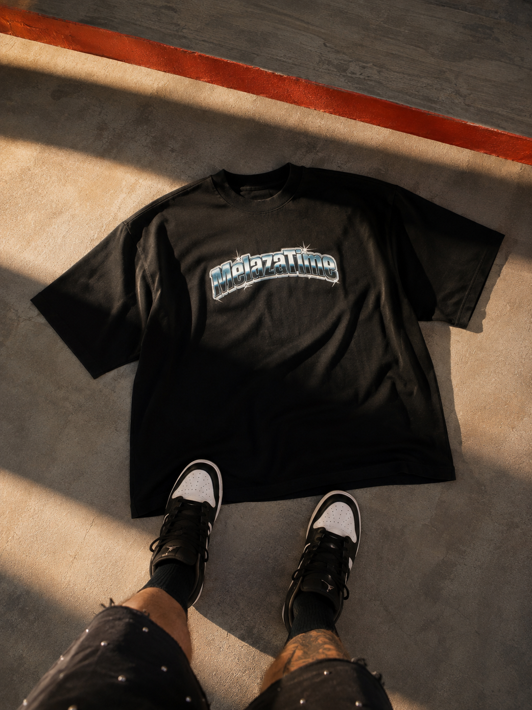 . MELAZA TIME HEAVYWEIGHT OVERSIZED TEE